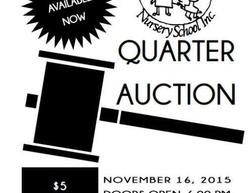 Quarter Auction, Supporting the Rockwood Nursery School!